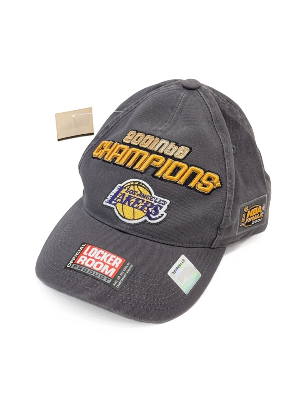 Vintage LA Lakers 2001 NBA Champions Strapback Official Locker Room Hat